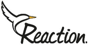 Reaction Logo black