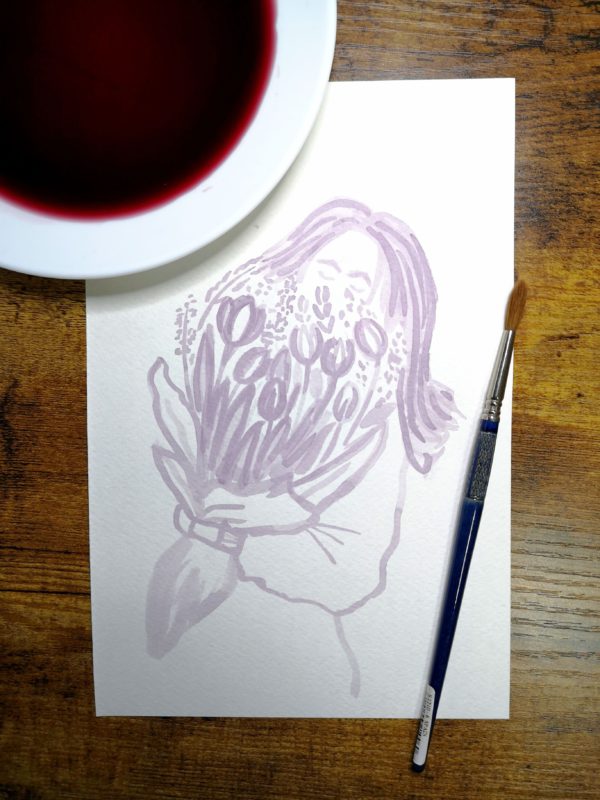How to Paint with Red Wine - Image 9