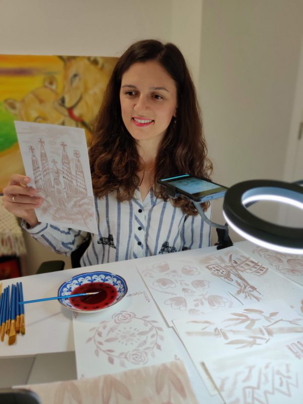How to Paint with Red Wine