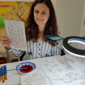 How to Paint with Red Wine