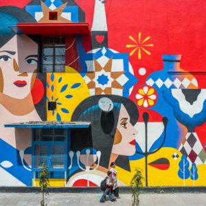 A Colorful peek into India's Golden Triangle -murals & more