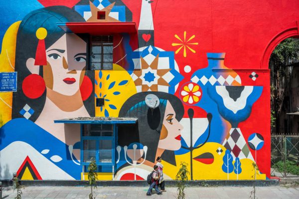 A Colorful peek into India's Golden Triangle -murals & more